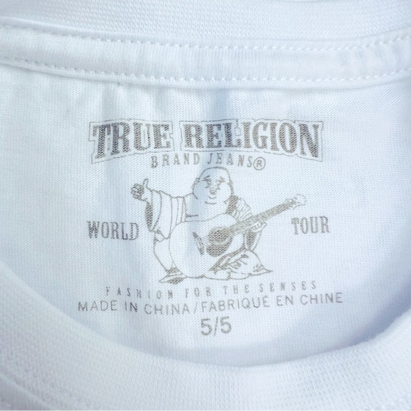 True Religion Girl's Logo Long Sleeve Tee Top 5 NWT - Picture 3 of 6